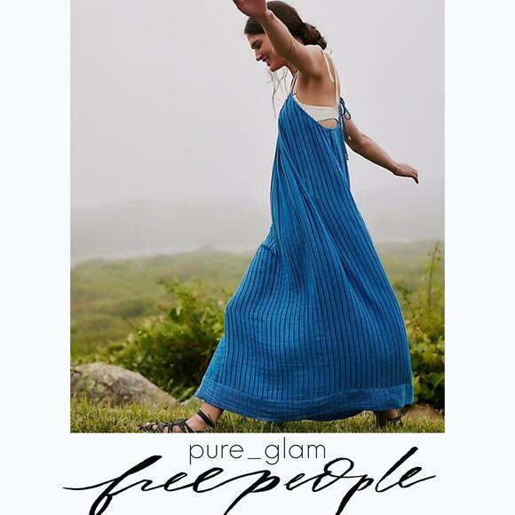 Free People dress striped midi - Picture 3 of 7
